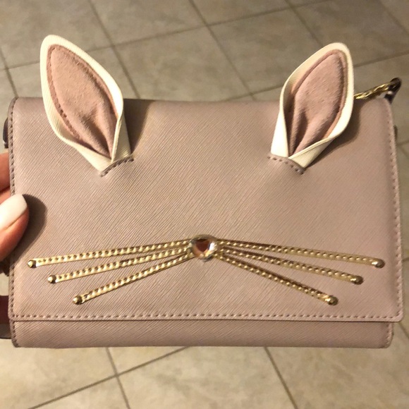 2XHP!!🐰NWT! Rabbit Winnie Kate Spade Clutch - Picture 5 of 8